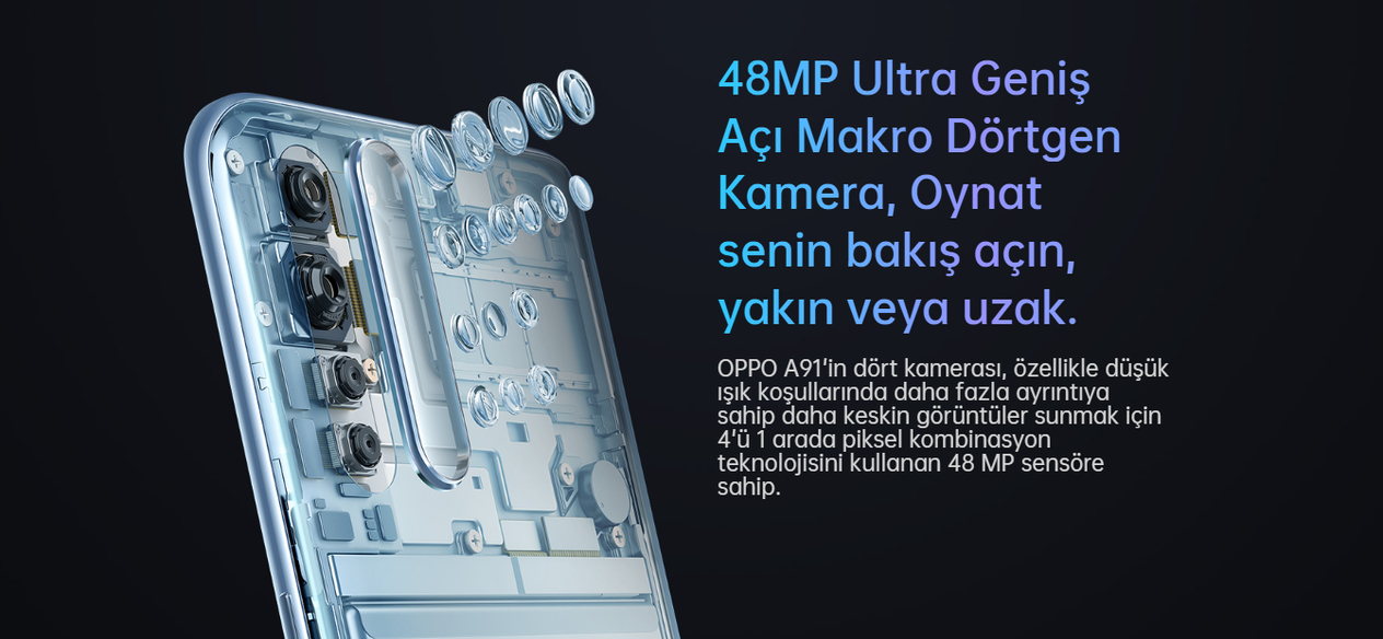 Yenilenmiş OPPO A91 Kamera